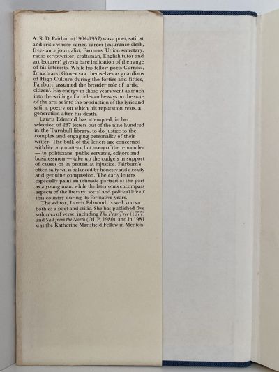 THE LETTERS OF A.R.D. FAIRBURN: Selected and edited
