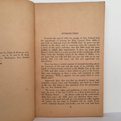 SING AS WE GO: The Story of the Kiwi Concert Party, 1941-43