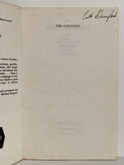 THE COLOSSUS Poems