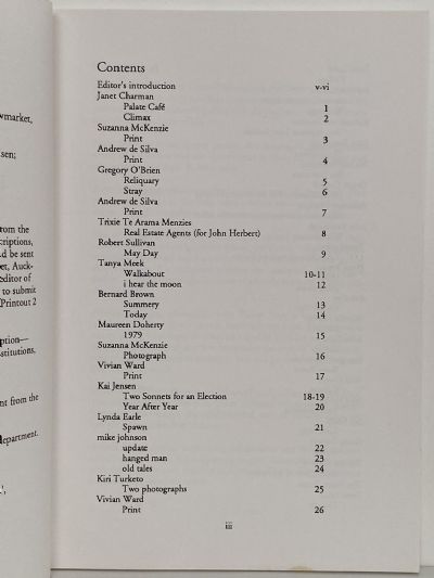 PRINTOUT - Literature and Arts Magazine, November 1991