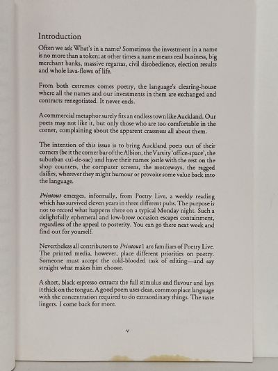 PRINTOUT - Literature and Arts Magazine, November 1991