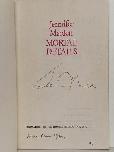 MORTAL DETAILS