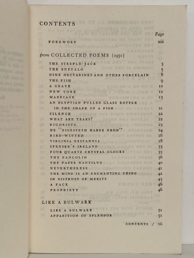 A MARIANNE MOORE READER: Poems and Essays