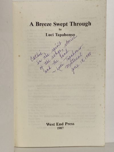 A BREEZE SWEPT THROUGH