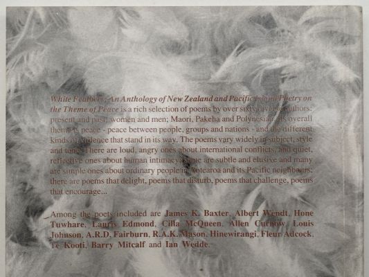 WHITE FEATHERS: New Zealand and Pacific Island poetry on the theme of peace