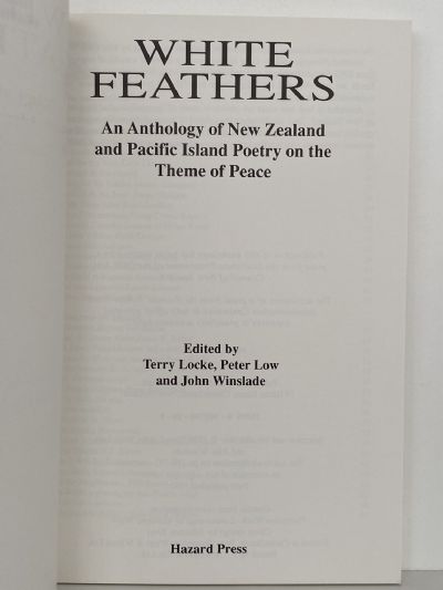 WHITE FEATHERS: New Zealand and Pacific Island poetry on the theme of peace