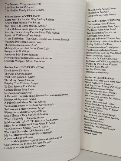 WHITE FEATHERS: New Zealand and Pacific Island poetry on the theme of peace