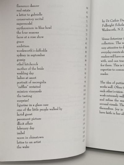 Versus Botanicas Poems