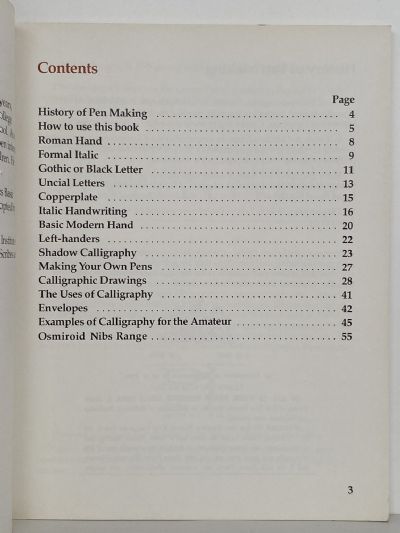 The Osmiroid Book of Calligraphy