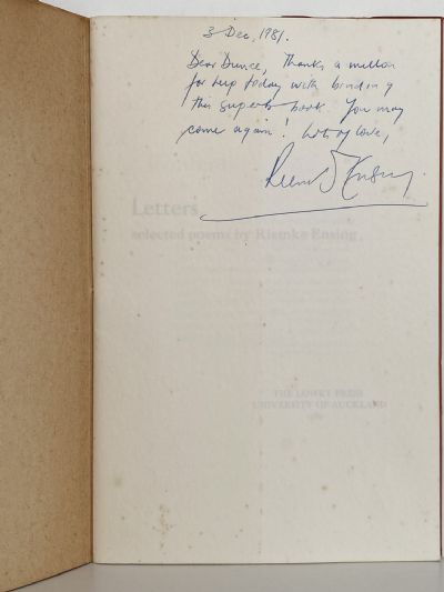 LETTERS - Selected Poems