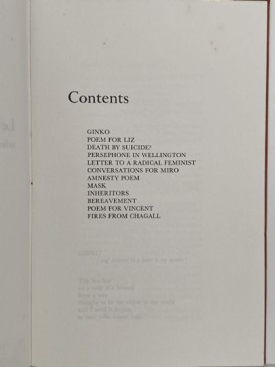 LETTERS - Selected Poems