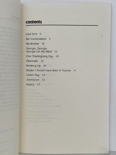 JONESTOWN and other madness: Poetry