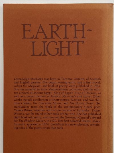 EARTH LIGHT: Selected Poetry