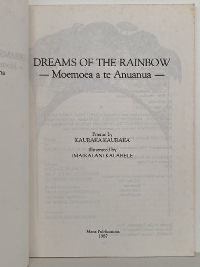 DREAMS OF A RAINBOW: Moemoea a te Anuanua