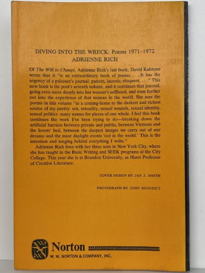 DIVING INTO THE WRECK: Poems 1971-1972