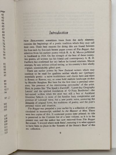 COLLECTED POEMS: R A K Mason