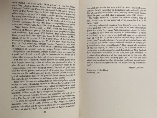 COLLECTED POEMS: R A K Mason