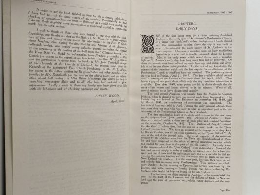 THE HISTORY OF ST ANDREWS: Pioneer Presbyterian Church of Auckland 1847 - 1947