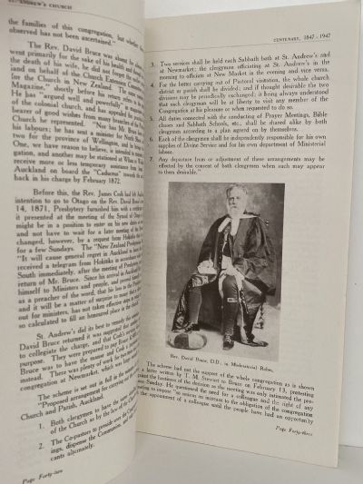 THE HISTORY OF ST ANDREWS: Pioneer Presbyterian Church of Auckland 1847 - 1947