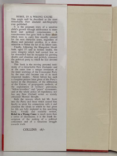 REBEL IN A WRONG CAUSE: Biography of Sid W. Scott