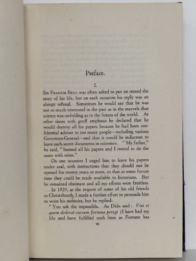 SIR FRANCIS H. D. BELL: His Life and Times