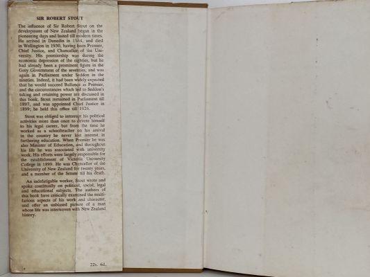SIR ROBERT STOUT: A Biography