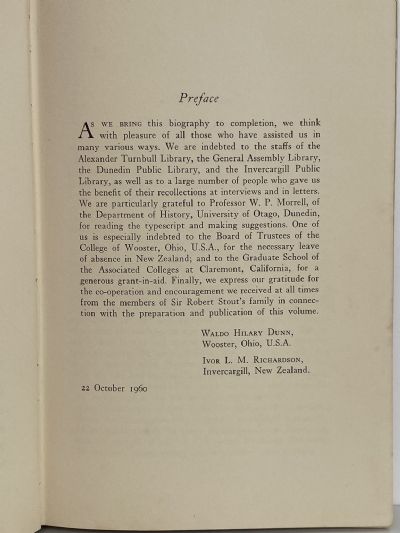 SIR ROBERT STOUT: A Biography