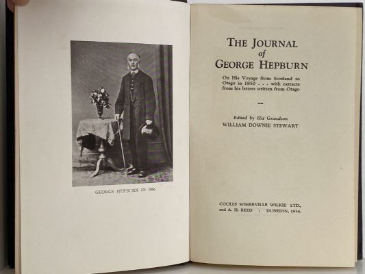 THE DIARY OF GEORGE HEPBURN on his voyage from Scotland to Otago in 1850