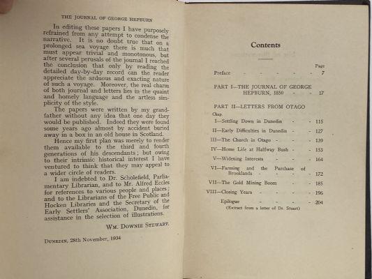 THE DIARY OF GEORGE HEPBURN on his voyage from Scotland to Otago in 1850