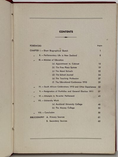 THE HON. SIR GEORGE FOWLDS: The Life and Work of