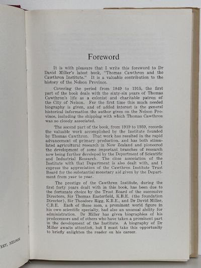 THOMAS CAWTHRON and the Cawthron Institute