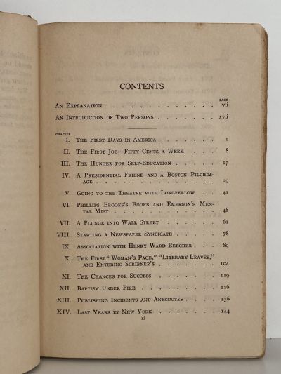 The Americanization of EDWARD BOK - An Autobiography of a Dutch Boy fifty years after