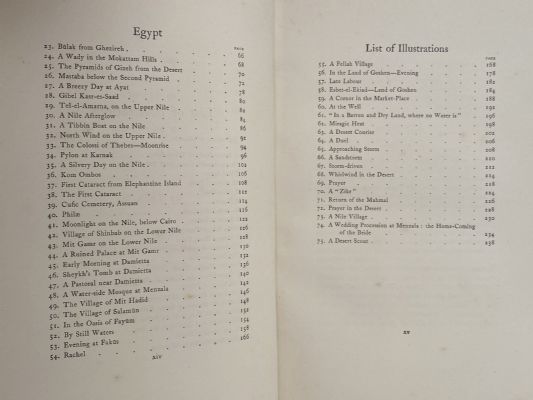 EGYPT: Painted and described