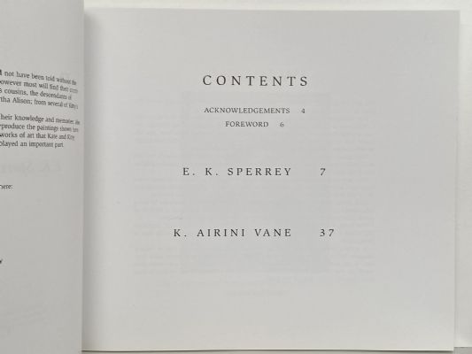 PORTRAITS AND PLACES: The Work of E K Sperrey and K Airini Vane