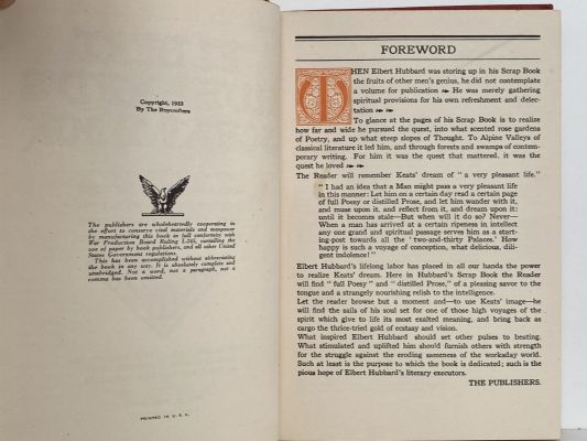 ELBERT HUBBARD'S Scrap Book