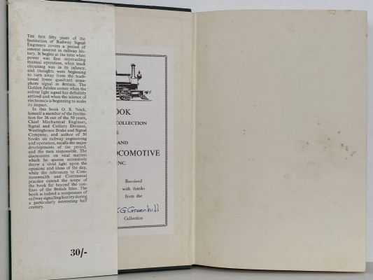 FIFTY YEARS OF RAILWAY SIGNALLING: Jubilee of Railway Signal Engineers 1912-1962