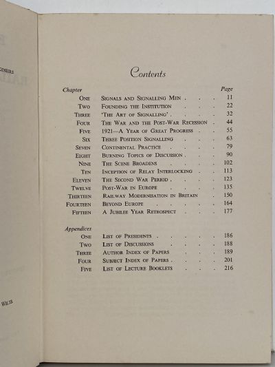 FIFTY YEARS OF RAILWAY SIGNALLING: Jubilee of Railway Signal Engineers 1912-1962