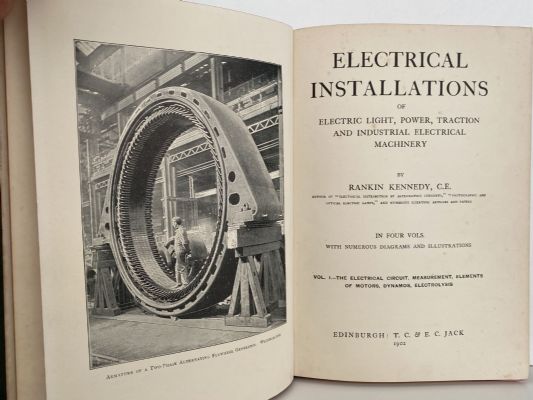 ELECTRICAL INSTALLATIONS by Rankin Kennedy - 5 Volume Set
