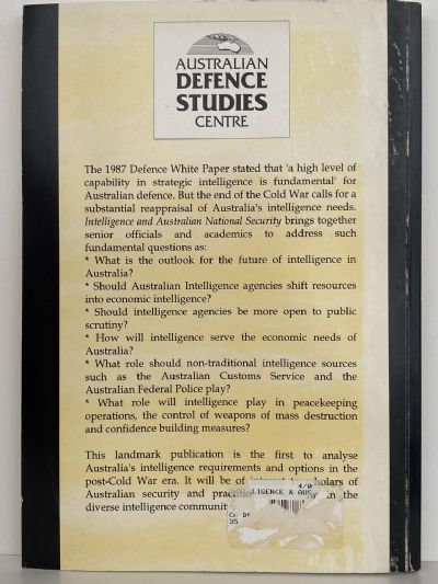 Intelligence and Australian National Security