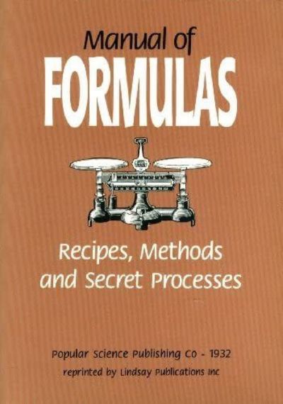 MANUAL of FORMULAS 
