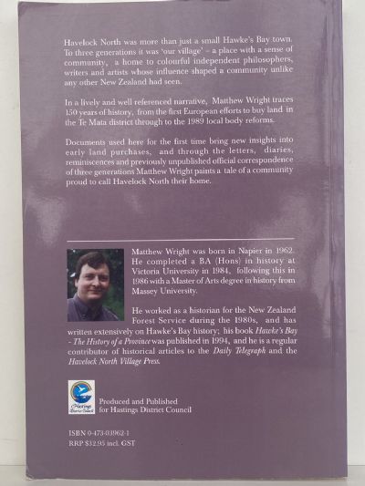 HAVELOCK NORTH: The History of a Village