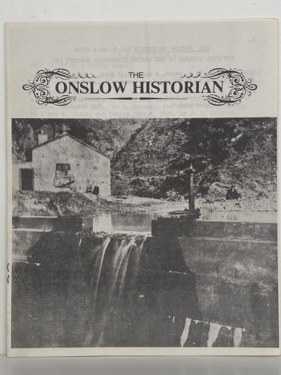 THE ONSLOW HISTORIAN: Vol. 3 - No. 1, 1973