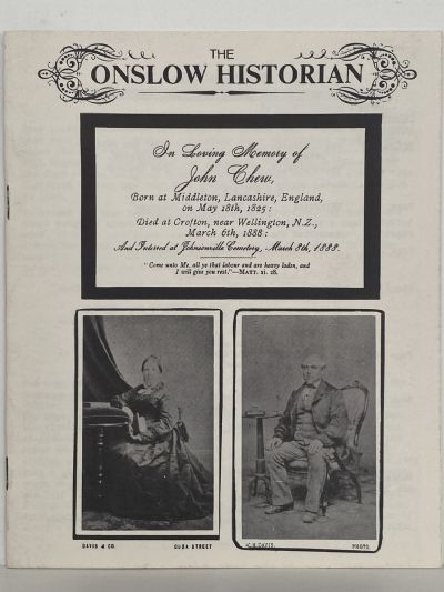 THE ONSLOW HISTORIAN: Vol. 3 - No. 2, 1973