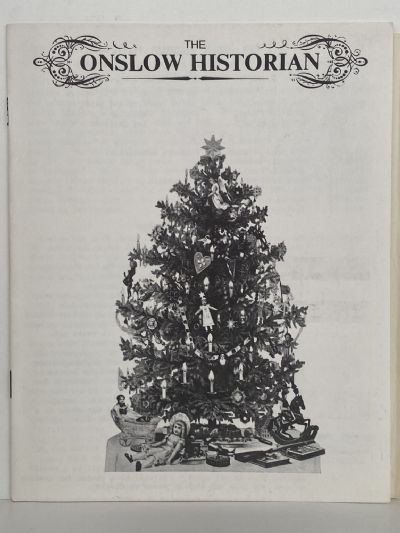 THE ONSLOW HISTORIAN: Vol. 3 - No. 4, 1973