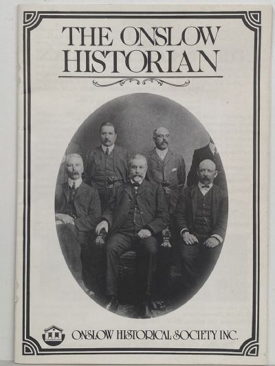 THE ONSLOW HISTORIAN: Vol. 30 - No. 3 and 4, 2000