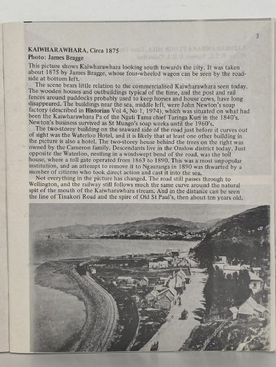 THE ONSLOW HISTORIAN: Vol. 4 - No. 4, 1974