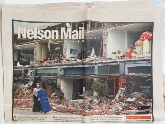 OLD NEWSPAPER: The Nelson Mail, 24 February 2011 - Christchurch earthquakes