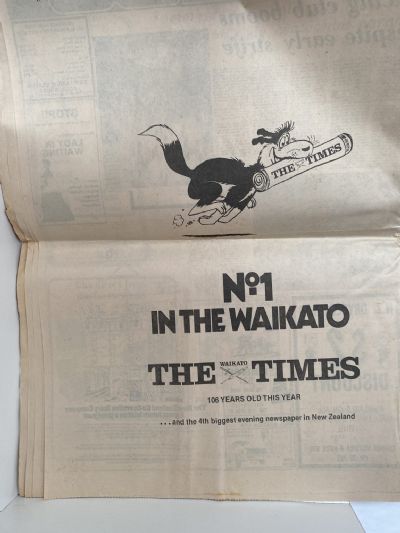 OLD NEWSPAPER: The Waikato Times, 8 February 1978 - Hamilton 100 Years Old