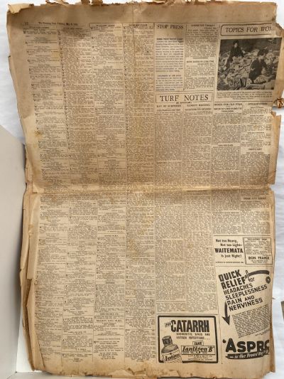 OLD NEWSPAPER: The Evening Post, Wellington, 8 May 1945 - Coverage of WW2
