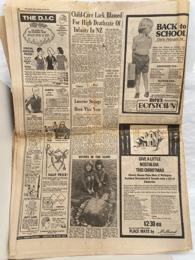 OLD NEWSPAPER: The Evening Post, 20 December 1976 - Wellington / Hutt Valley Floods